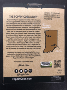 Recalled Poppin’ Cobs back of box date code in bottom right corner